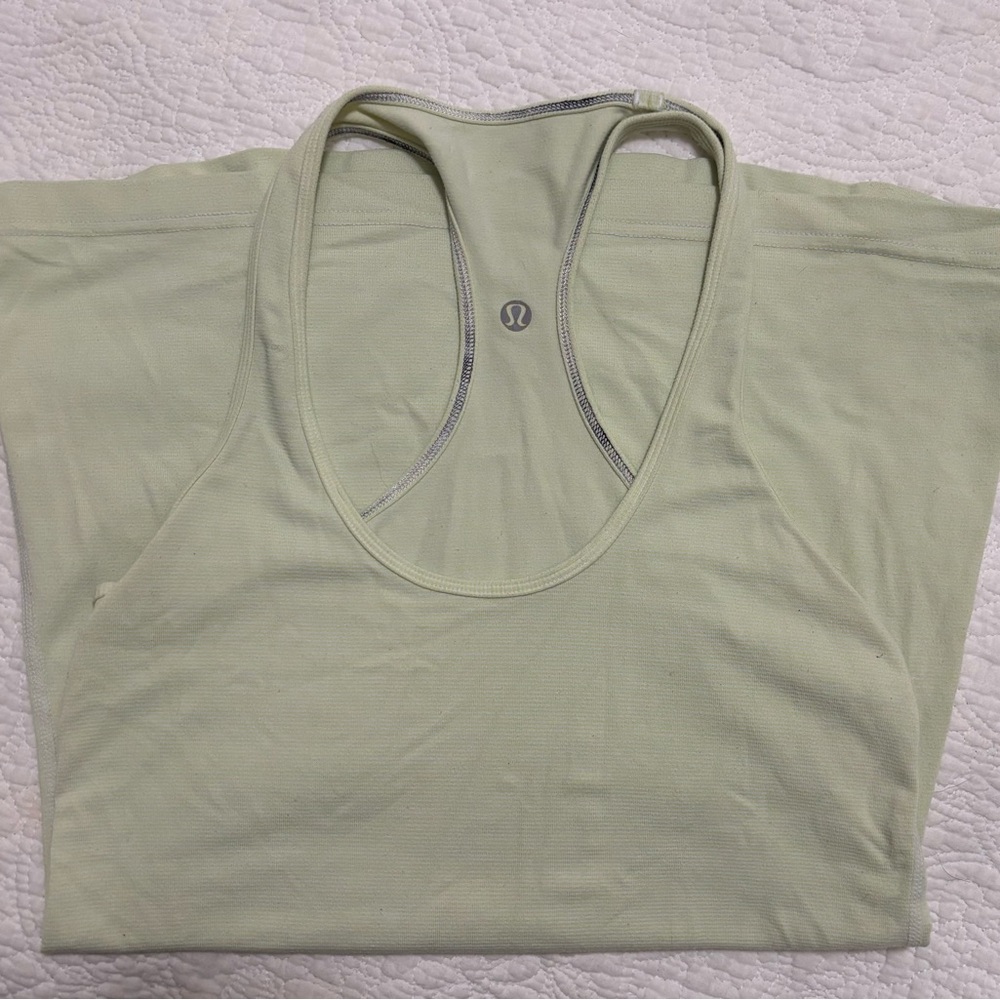 lululemon athletica Sage Green Tank Top